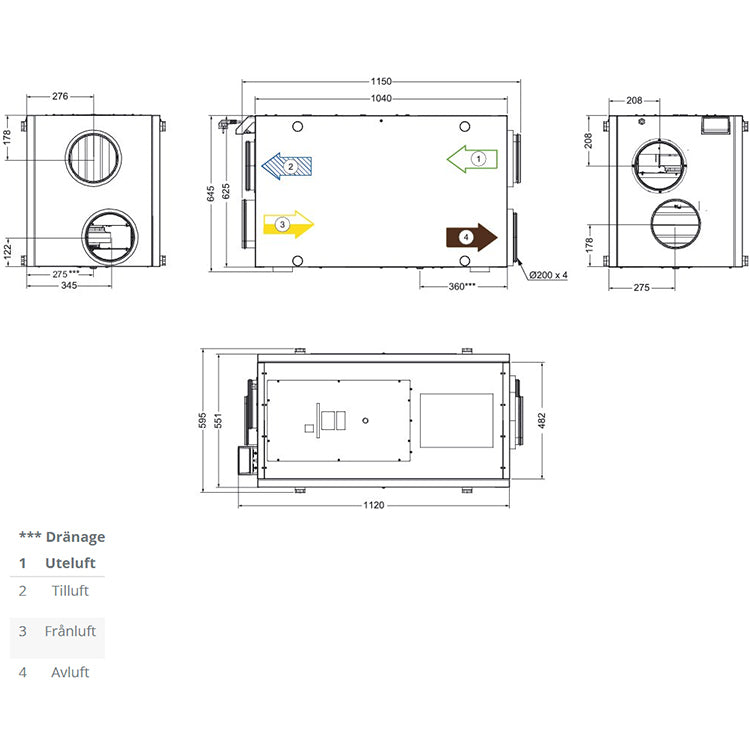 FTX Systemair SAVE VSR 500 - 400m²