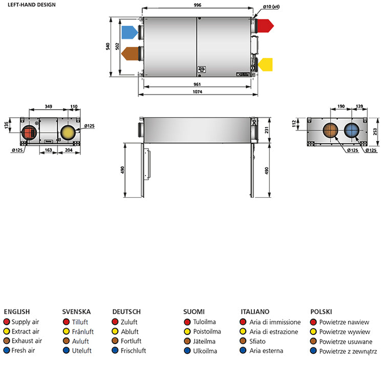 FTX Östberg Heru 50 LP EC - 100m²