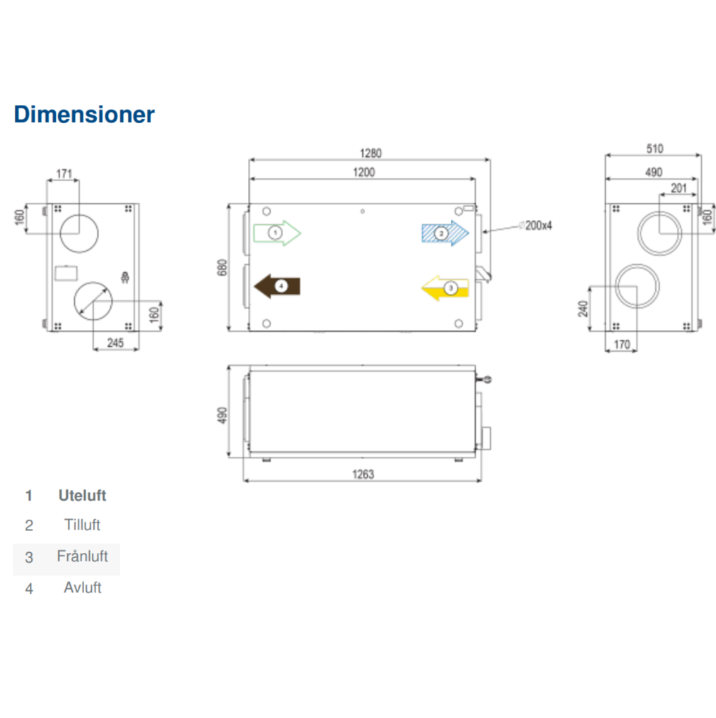 FTX Systemair SAVE VSR 400 - 350m²