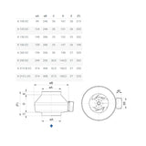 Systemair Kanalfläkt K 200 EC Sileo