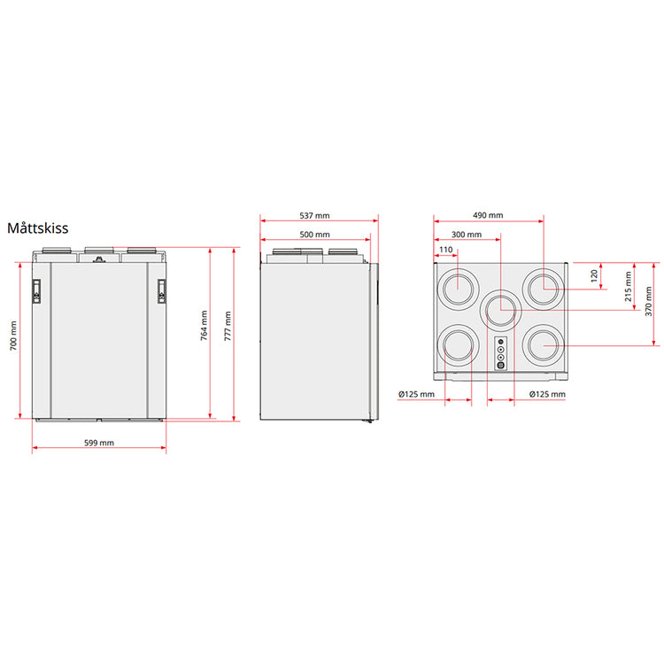 FTX Flexit Nordic S2 EC - 165m²
