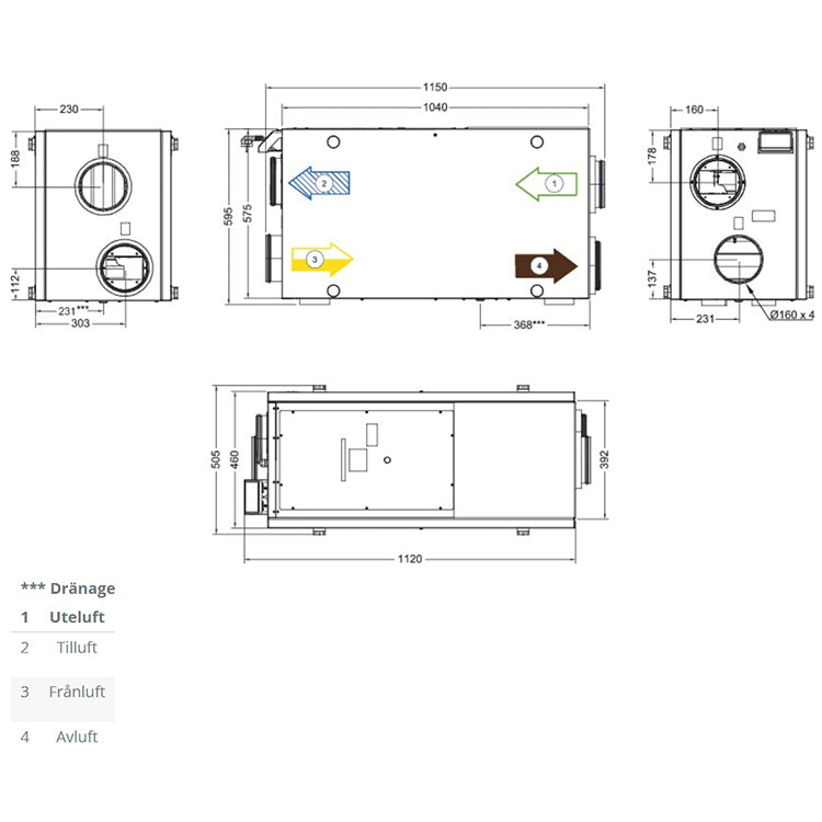FTX Systemair SAVE VSR 300 - 240 m²