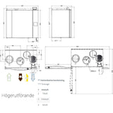 FTX Systemair SAVE VTR 500 - 400m²
