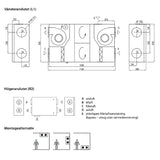 FTX Komfovent Domekt R 300 F C8 - 160M²