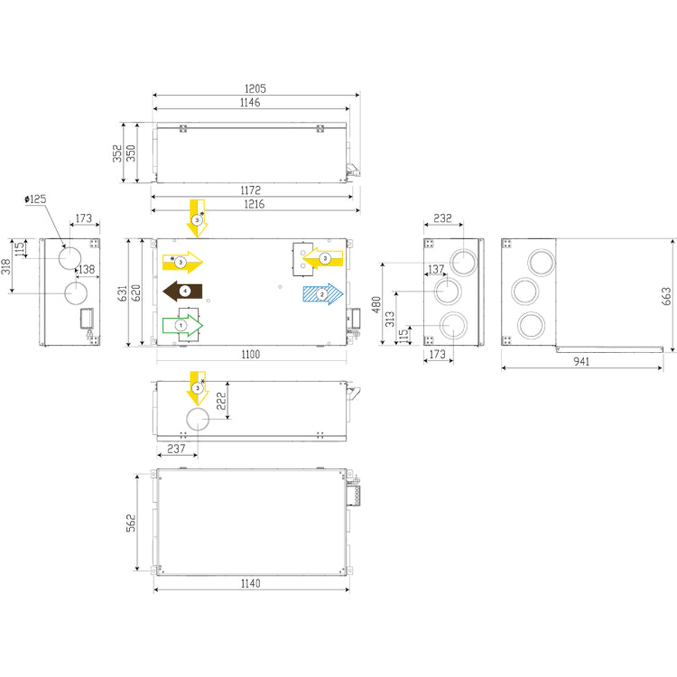 FTX Systemair SAVE VSR 200/B  - 180m²