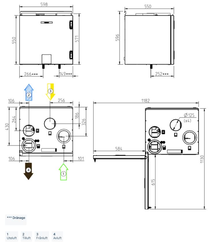 FTX Systemair SAVE VTC 200 - 140 m²