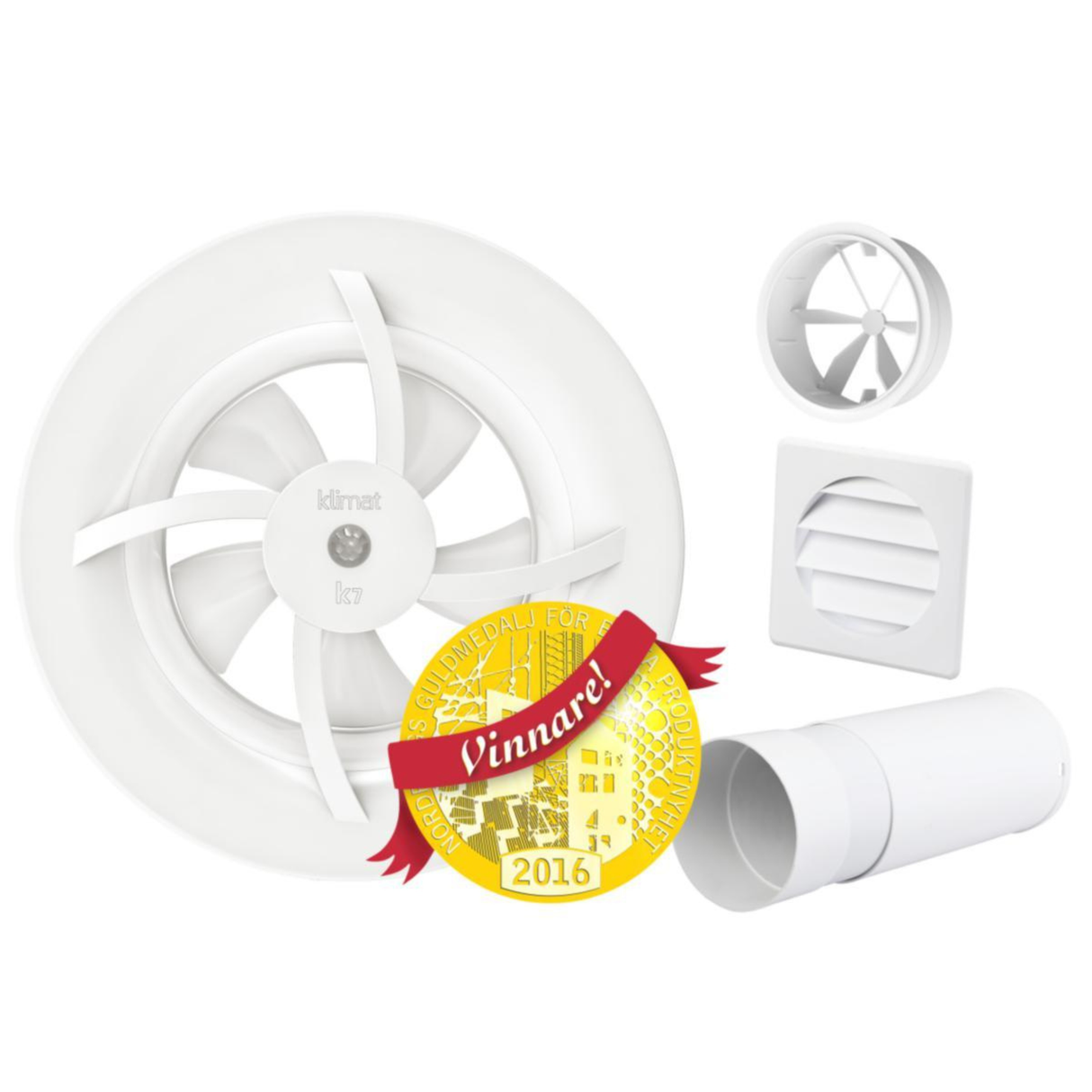 Badrumsfläkt Klimat K7 Paket